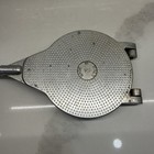 Vintage Italian Pizzelle Iron Cast Aluminum Stovetop Waffle Cookie Maker 5   
