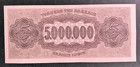 Greece  1944  5 000 000 Drachmai  P-128a   Grade  Au  Free Shipping