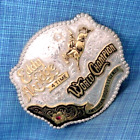 Gist Eddy Akridge Belt Buckle Rodeo Legends Sterling Ol  4 Le Coa Iob Vtg mda002