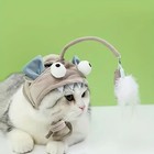 Handmade Knitted Pet Hat     Cute   Funny Cat Dog Cap For Cosplay   Parties