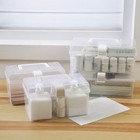 Mask Storage Box With Handle Household Dust-proof Sealed Large-capacity Box