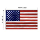 Usa 3x5 Ft American Flag - Durable Polyester  Vivid Colors  Brass Grommets