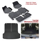 Floor Mats   Cargo Liner For 2024 2025 Kia Ev9  only Fit 7 Seats  All Weather 