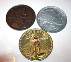 Lot Of 3  Commemorative 3  Coin Medal Tokens