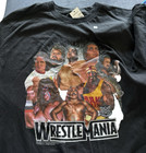 Wwe Wwf Wrestlemania Legends T Shirt Xl  Mens Black Wrestling Tee
