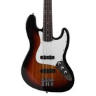 Glarry Sunset Glarry Electric Gjazz 4 Strings Bass Guitar   Cord   Wrench