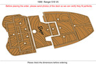 1999 Ranger 518 Vx Non-slip Eva Marine Deck Pad Self-adhesive Yacht Boat Floor