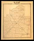 Ca 1876 Christian County Illinois Map Taylorville Original Atlas Map Antique