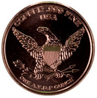 Copper Art Coin   Spinosaurus Design   Fine  999 Bullion   Minted In The Usa