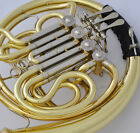Professional Anniversary Gold Lacquer Double French Horn 200 Model With Case
