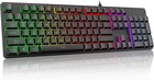 Wired K521 Gaming Keyboard With One-touch Backlit Led   Compatibility For Pc