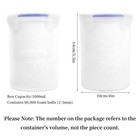 80000 Pieces Mini Foam Balls For Diy And Slime Supplies White Foam Beads 2-3m   
