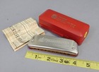 New  Vintage Hohner Germany Golden Melody No 542 Harmonica Key Of G