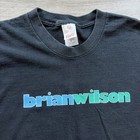 Brian Wilson Shirt Vintage Black Large Heavy Cotton Beach Boys Fruit Of The Loom