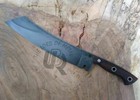 Ubr Custom Handmade High Carbon Steel Hunting Machete With Leather Sheath
