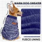 Warm Soft Fleece Dog Sweaters For Small Dogs Cats Pet Apparel