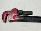 Ridgid 36  Heavy Duty Steel Pipe Wrench Red Black Excellent Condition