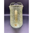 Vintage Mcm Green Spaghetti String Glass Pitcher 9   see Photos