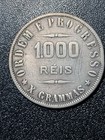 Brazil 1000 Reis 1909 Liberty   Cap World Silver Coin Dt429