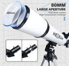Telescope 80mm Aperture 600mm - Astronomical Portable Refracting Telescopes Full