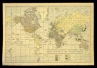 Pre Wwii World Map Wall Art Original Ca 1938 Vintage Atlas Map Antique Ww2