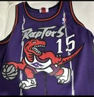 Mitchell   Ness Vince Carter  15 Toronto Raptors Purple Men   s Large Nba Jersey