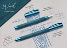 Faber-castell Ambition Fountain Pen In Blue Wood - Extra Fine Point - New In Box