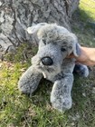     vintage 1986 Avanti Applause Schnauzer Puppy Dog Plush Realistic Baby Animal