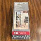 Atlantic Mitsu 5 Tier Media Storage Rack 130 Cd - 90 Dvd 64835195 Smoke Gray New