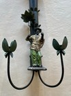 Vintage antique Asian Themed Candle Wall Sconce