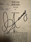 David Hasselhoff Knight Rider Original Script Signed Autographed Rare 1985