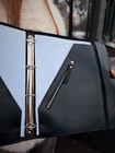 Office Paper Leather  Portfolio A4  Padfolio A4  Leather Document Organizer 