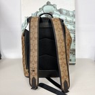 Coach C9866 Sullivan Backpack In Blocked Signature Canvas In Khaki Charcoal