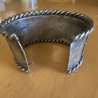 Vintage Native American Sterling Cuff Bracelet From Early 1900 s