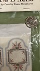 Lindees Little Linen Doily Set Blue Floral 1 12 Scale