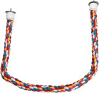 41 Inch Bird Rope Perch Parrot Toys For Cockatiels Parakeets Bungee Rope Perches