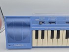 Vintage Casio Pt-1 Rare Color Keyboard Mini Synthesizer Baby Blue Works Clean
