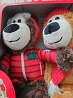 Kong Wild Knots Dog Toy Play Pack     2 Pack  Durable Plush With Rope   Squeaker