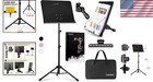 5 In 1 Metal Sheet Music Stand Desktop Book Holder Portable Adjustable