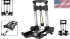 Folding Luggage Cart With Adjustable Strap - Safe   Compact Design  70 Lbs Cap