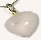 19thc Antique Gemstone 17ct Rose Quartz Pendant Roman-assyrian Love Gem 