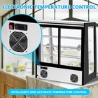 Commercial Cake Display Refrigerator 7cu ft  Countertop Glass Door  Led Shelves