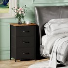 Dresser For Bedroom With 3 Drawers  Storage Organizer Chest Of Drawers With R   