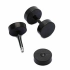Flat Back Stainless Steel Stud Earrings For Women Men Jewelry