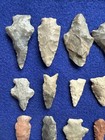 Collection Of 37 Arrowheads Found In Barron Co Ky Ex Rocky Hall 2250