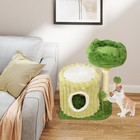 Modern Small Cat Tower W  Sisal Scratching Posts Plush Padded Perch Large Condo