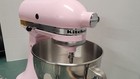 Kitchenaid Ksm150pspk Artisan 5 Qt Mixer Limited Ed breast Cancer  W attachments