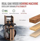 Magnetic Rowing Machine Quiet Foldable Rower For Home Workout   Fitness