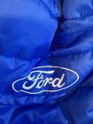 Ford Blue Quilted Drawstring Backpack Puffer Style Bag Promo Dealership