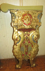 Haywood Wakefield Antique Cast Iron Theater Seat Row Ends  Masonic Art